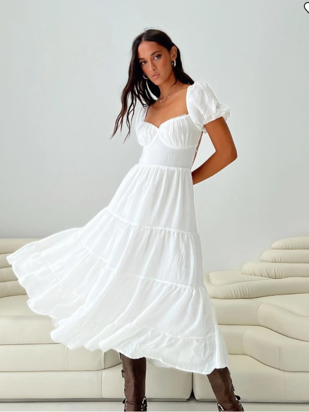 Princess Polly White Danny Dress